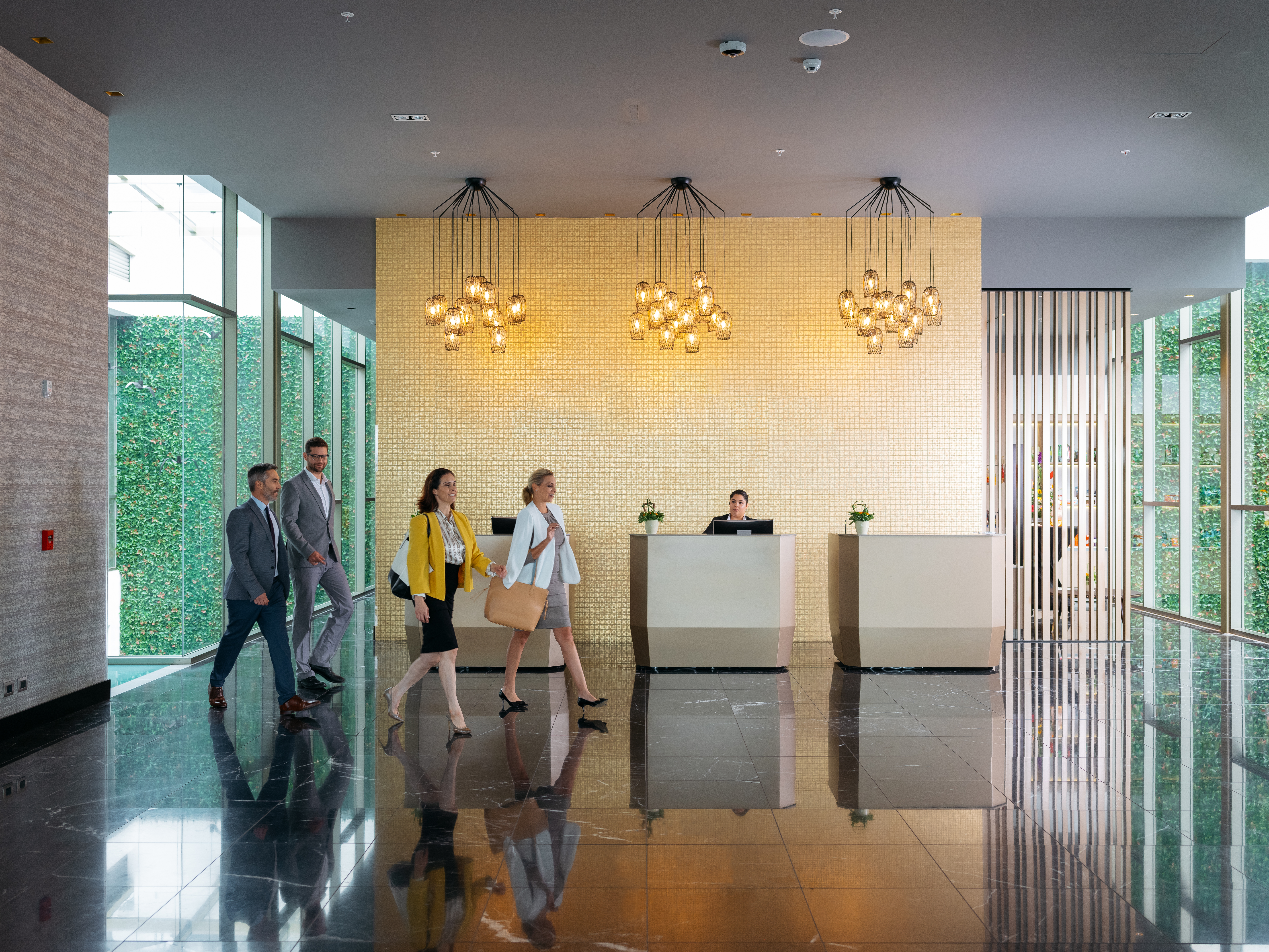 les participants à la réunion au Costa Rica à l'hôtel