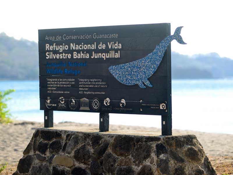 Panneau de plage pour le refuge national de la faune et de la flore