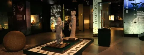 Vue d'une statue dans l'un des musées du Costa Rica
