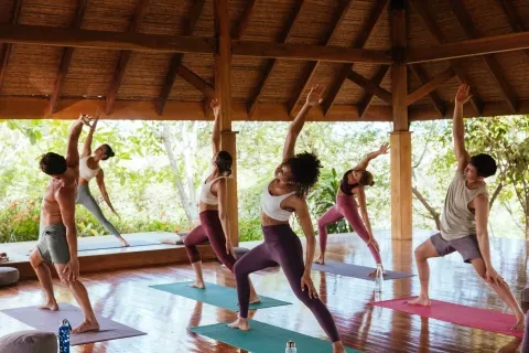 yoga en groupe
