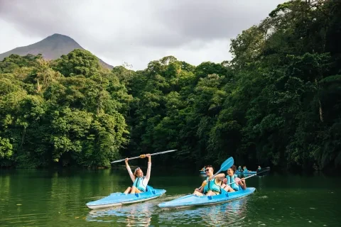 groupe lac volcanique-paddle-la-fortuna